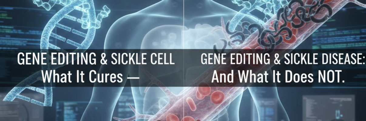 Gene Editing and Sickle Cell Disease: What It Cures — and What It Does Not